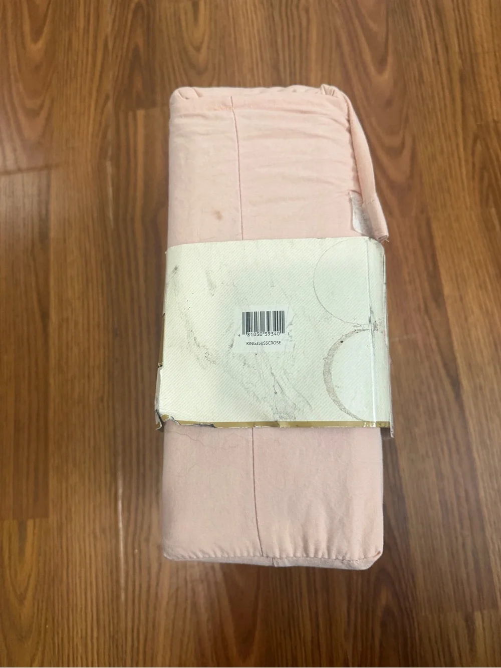 NEW Broyhill 100% Cotton Ultra Soft Sheet Set pink 350 thread count